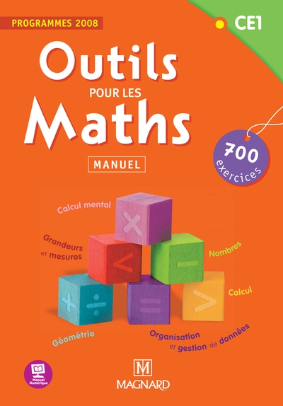 Outils pour les maths ce1 (2012) - livre de l'élève - Image principale