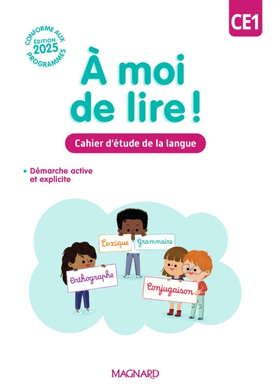 À moi de lire ! ce1 (2025) - cahier d’étude de la langue - Image principale