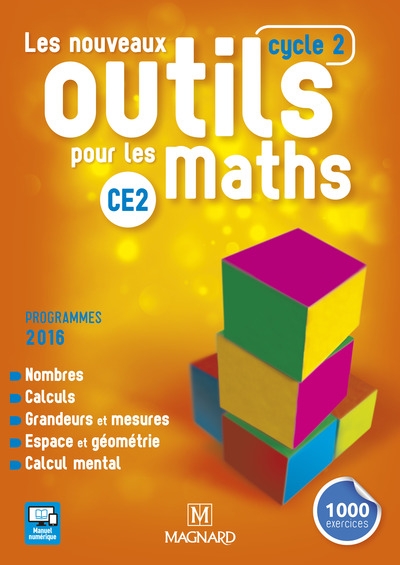 Les nouveaux outils pour les maths ce2 (2017) - manuel de l'élève - Image principale