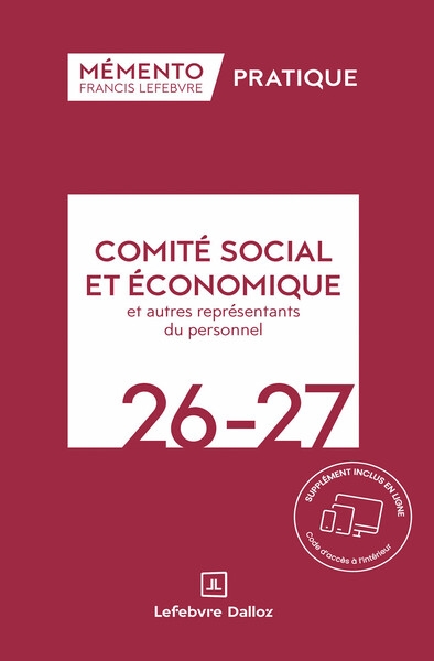 Mémento comité social et économique et autres représentants du personnel 2026-2027 - Image principale