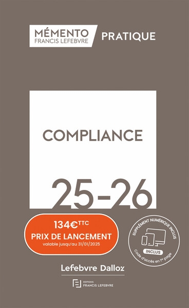 Mémento compliance 2025-2026 - Image principale