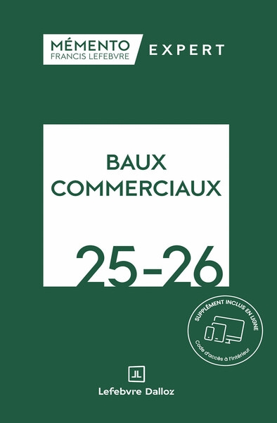 Mémento baux commerciaux 2025-2026 - Image principale