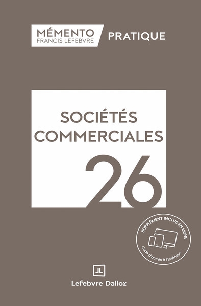 Mémento sociétés commerciales 2026 - Image principale