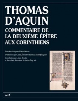 Commentaire de la deuxième épître aux corinthiens - Image principale