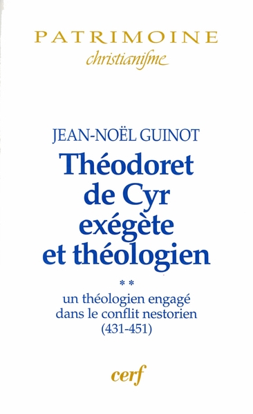 Théodoret de cyr exégète et théologien, 2 - Image principale
