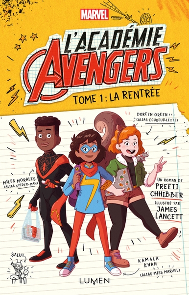 L'académie avengers - tome 1 la rentrée - Image principale