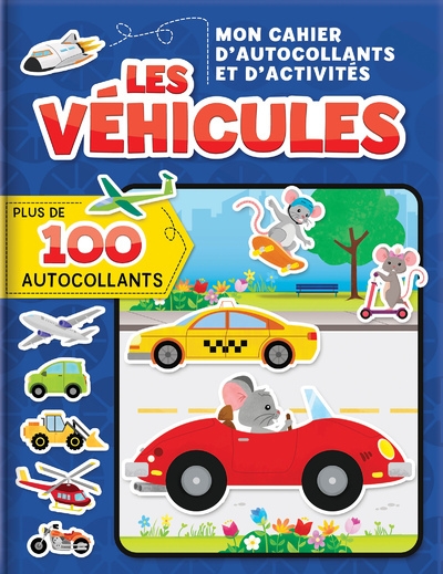 Mon cahier d'autocollants et d'activités - les véhicules - Image principale