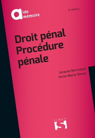 Droit pénal, procédure pénale. 9e éd. - Image principale