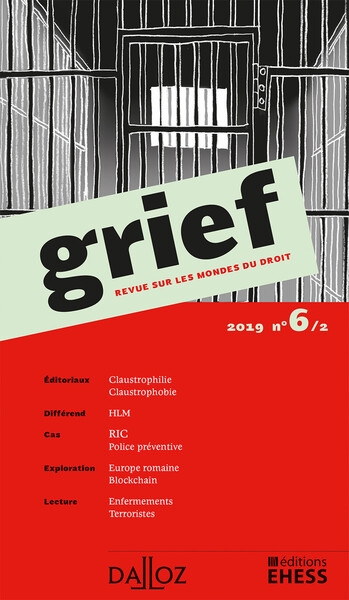 Grief. revue sur les mondes du droit 2019 - n° 6 partie 2 - Image principale