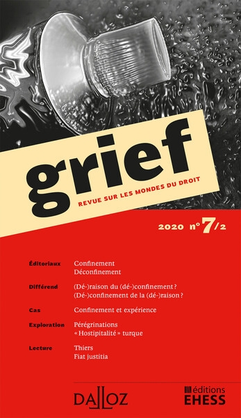 Grief, revue sur les mondes du droit 2020 - n° 7 partie 2 - Image principale