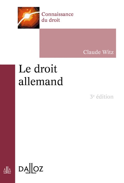 Le droit allemand. 3e éd. - Image principale