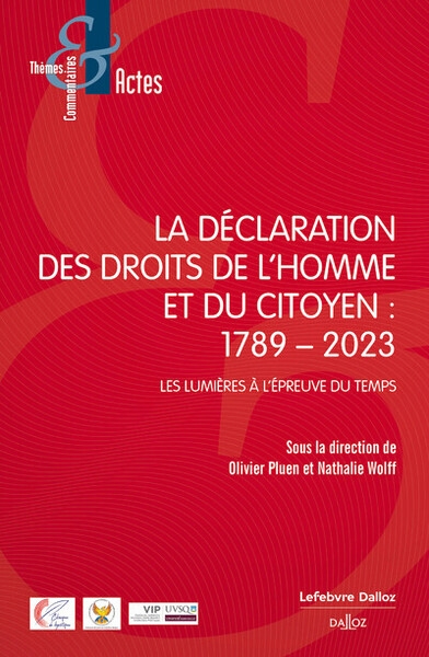 La déclaration des droits de l'homme : 1789-2023 - les lumières à l'épreuve du temps - Image principale
