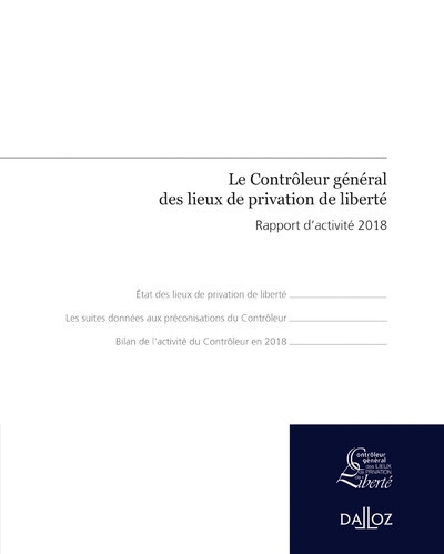 Le contrôleur général des lieux de privation de liberté - rapport d'activité 2018 - Image principale