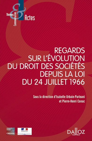 Regards sur l'évolution du droit des sociétés depuis la loi du 24 juillet 1966 - Image principale