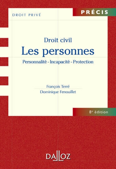 Droit civil. les personnes. 8e éd. - Image principale
