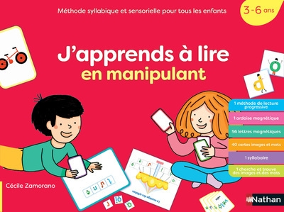 Coffret méthode de lecture: j'apprends à lire en manipulant (3-6 ans) - Image principale