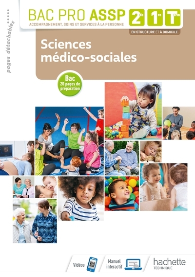 Sciences médico-sociales 2de, 1re, tle bac pro assp - livre élève - éd. 2019 - Image principale