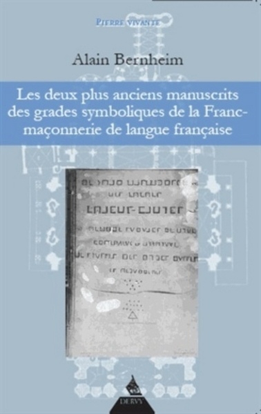 Les deux plus anciens manuscrits des grades symboliques de la franc-maçonnerie de langue française - Image principale