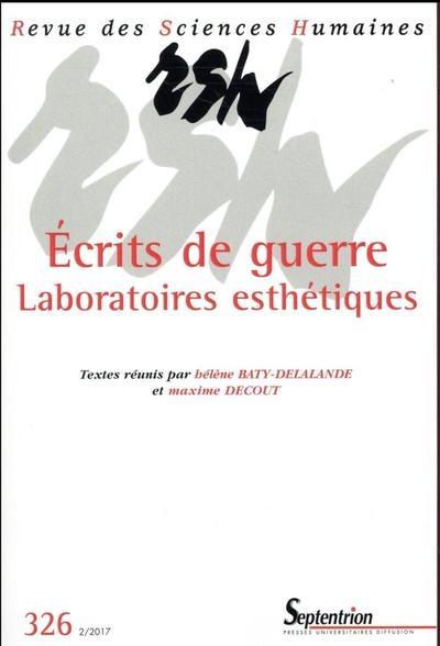 Ecrits de guerre - laboratoires esthétiques - Image principale