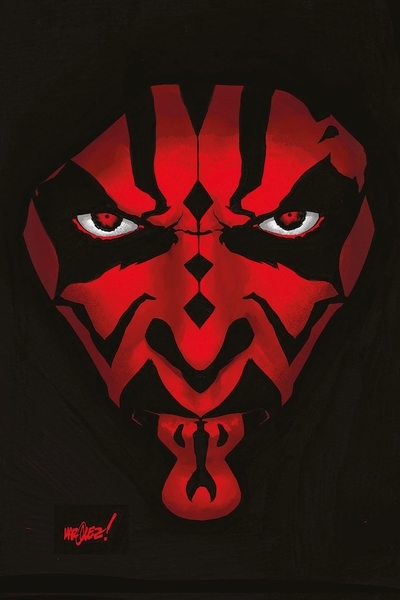 Dark maul : black white & red (variant) - Image principale