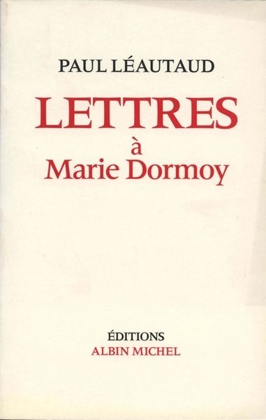 Lettres à marie dormoy - Image principale