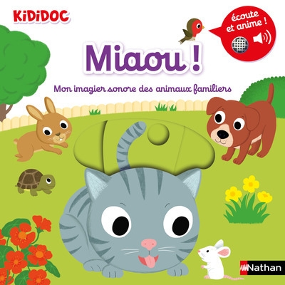Miaou ! mon imagier sonore des animaux familiers - Image principale