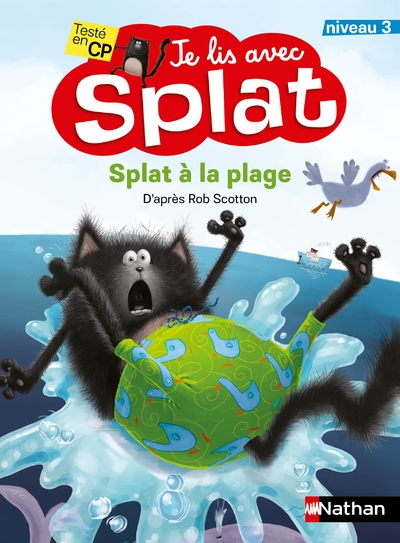 Je lis avec splat niveau 3 : splat à la plage - Image principale