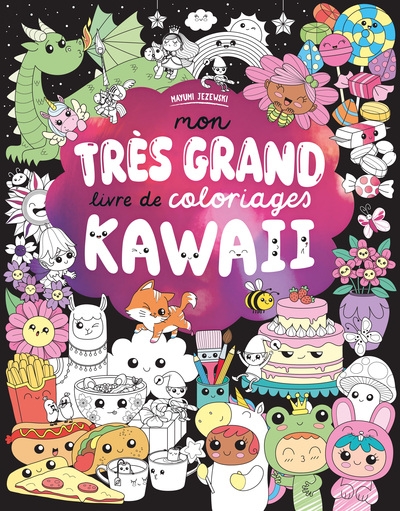 Mon très grand livre de coloriages kawaii - Image principale