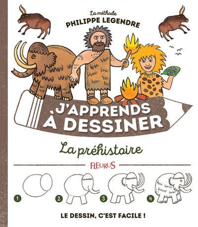 J'apprends à dessiner la préhistoire - Image principale