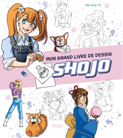 Mon grand livre de dessin - shojo - Image principale