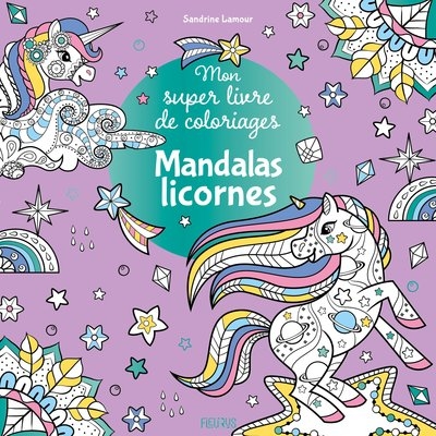 Mon super livre de coloriages - mandalas licornes - Image principale