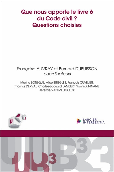 Que nous apporte le livre 6 du code civil ? questions choisies - Image principale
