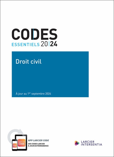 Code essentiel - droit civil 2024 - à jour au 1er septembre 2024 - Image principale