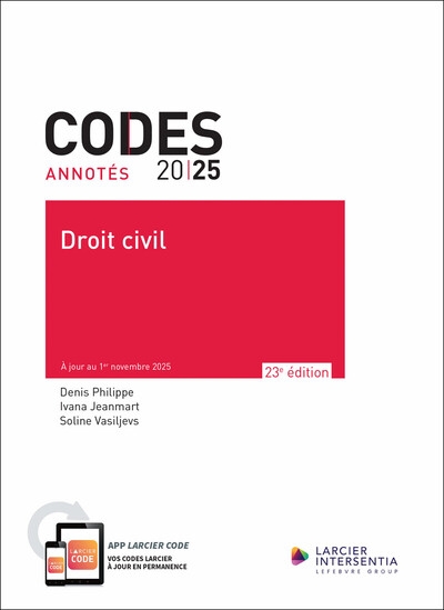 Codes annotés 2025 - droit civil 23ed - Image principale