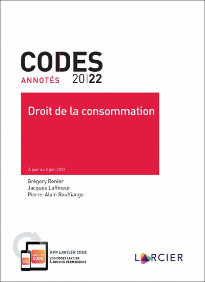 Droit de la consommation - codes annotés 2022 - Image principale