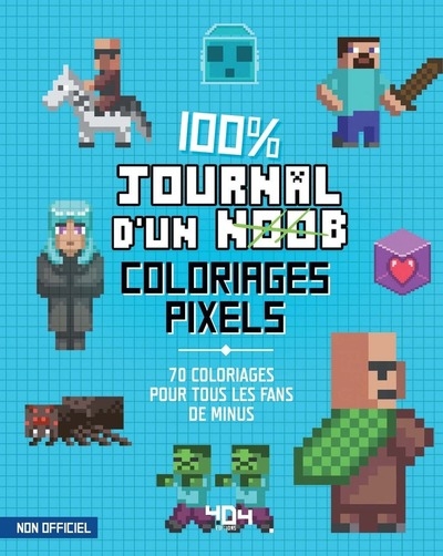 Coloriages pixel - 100 % journal d'un noob - Image principale