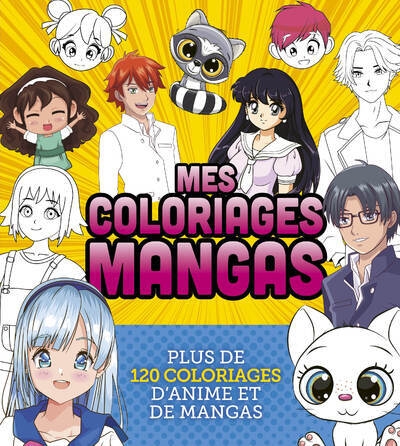 Mes coloriages mangas - plus de 120 coloriages - Image principale