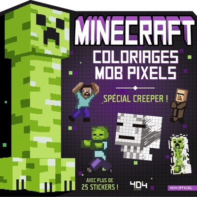 Minecraft - coloriages mob pixels - creeper - Image principale