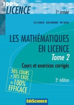 Les mathématiques en licence - tome 2 - 3ème édition - Image principale
