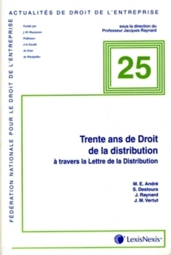 Trente ans de droit de la distribution a travers l a lettre de distribution - Image principale