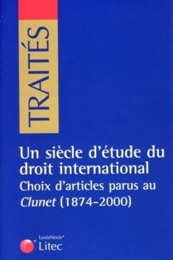 Un siecle d etude du droit international - Image principale