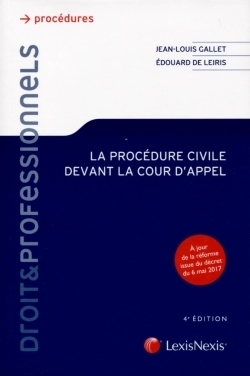 La procedure civile devant la cour d appel - Image principale