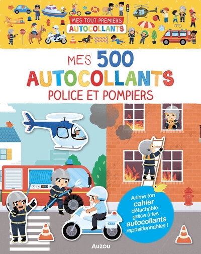 Mes 500 autocollants police et pompiers - Image principale