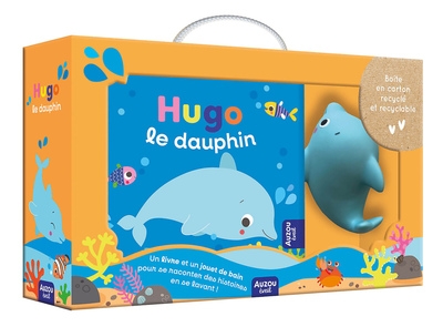 Mon premier livre de bain - hugo le dauphin (valisette carton) - Image principale