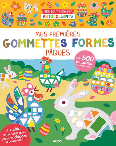 Mes tout premiers autocollants - 500 gommettes formes - pâques - Image principale