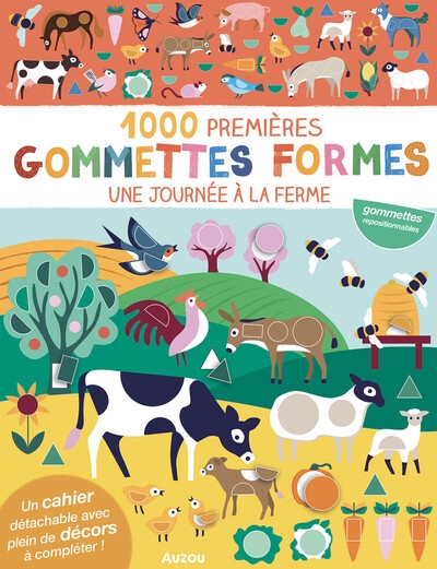 1000 premières gommettes formes - une journée à la ferme - Image principale