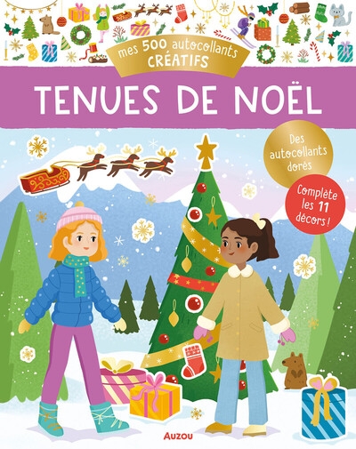 Mes 500 autocollants créatifs - tenues de noël - Image principale
