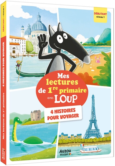 Mes lectures de 1re primaire avec loup - niveau 1 - 4 histoires pour voyager - Image principale