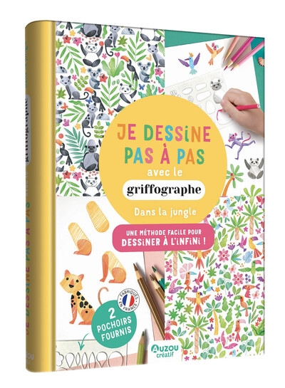 Griffographe -je dessine pas a pas dans la jungle - Image principale