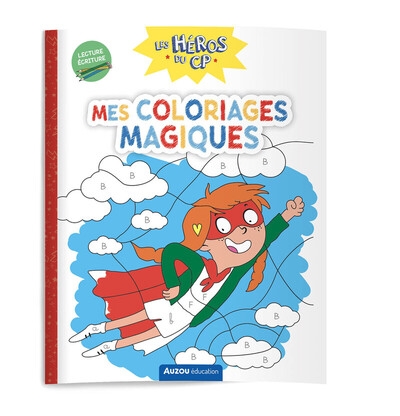Les héros du cp - mes coloriages magiques - lecture / écriture - Image principale